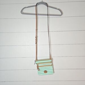 Dooney & Bourke Sullivan Small Striped Crossbody Bag with Adjustable Strap